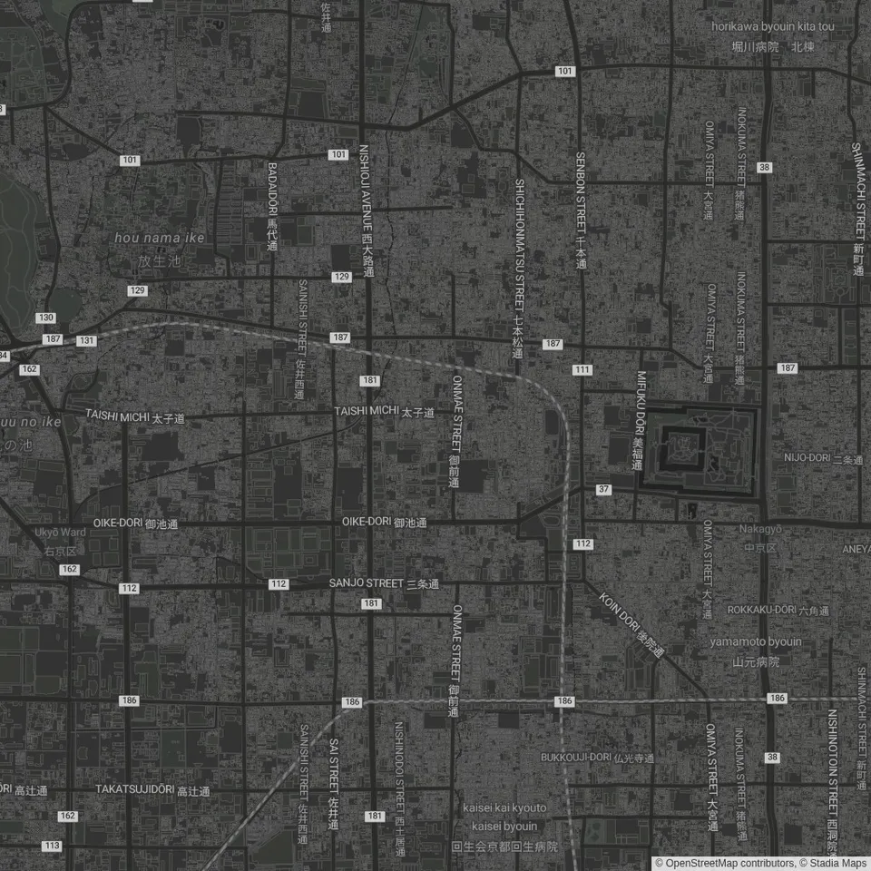 Venue location map
